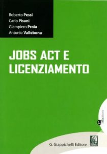 Jobs act - Giappichelli editore - 2015